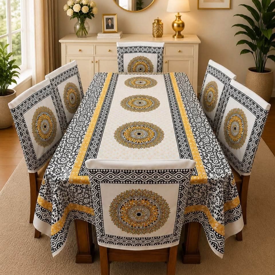 3D Dining Table Cover Set ছবি 10