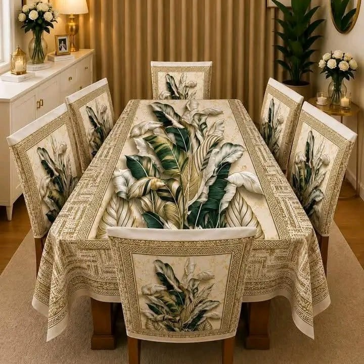3D Dining Table Cover Set ছবি 4