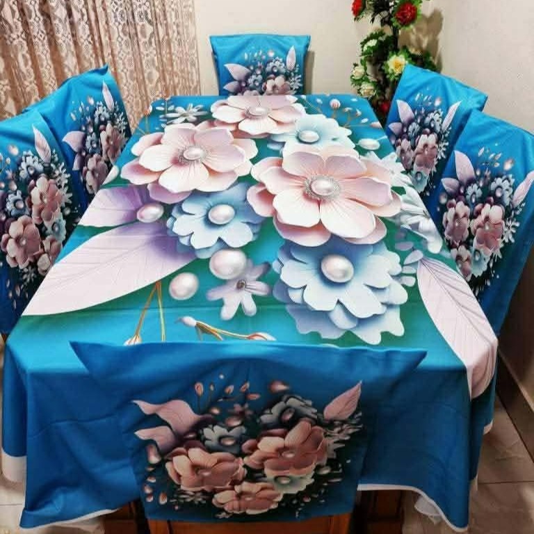 3D Dining Table Cover Set ছবি 11