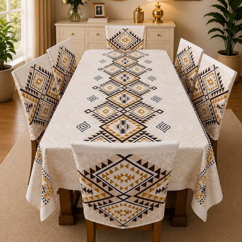 3D Dining Table Cover Set ছবি 13