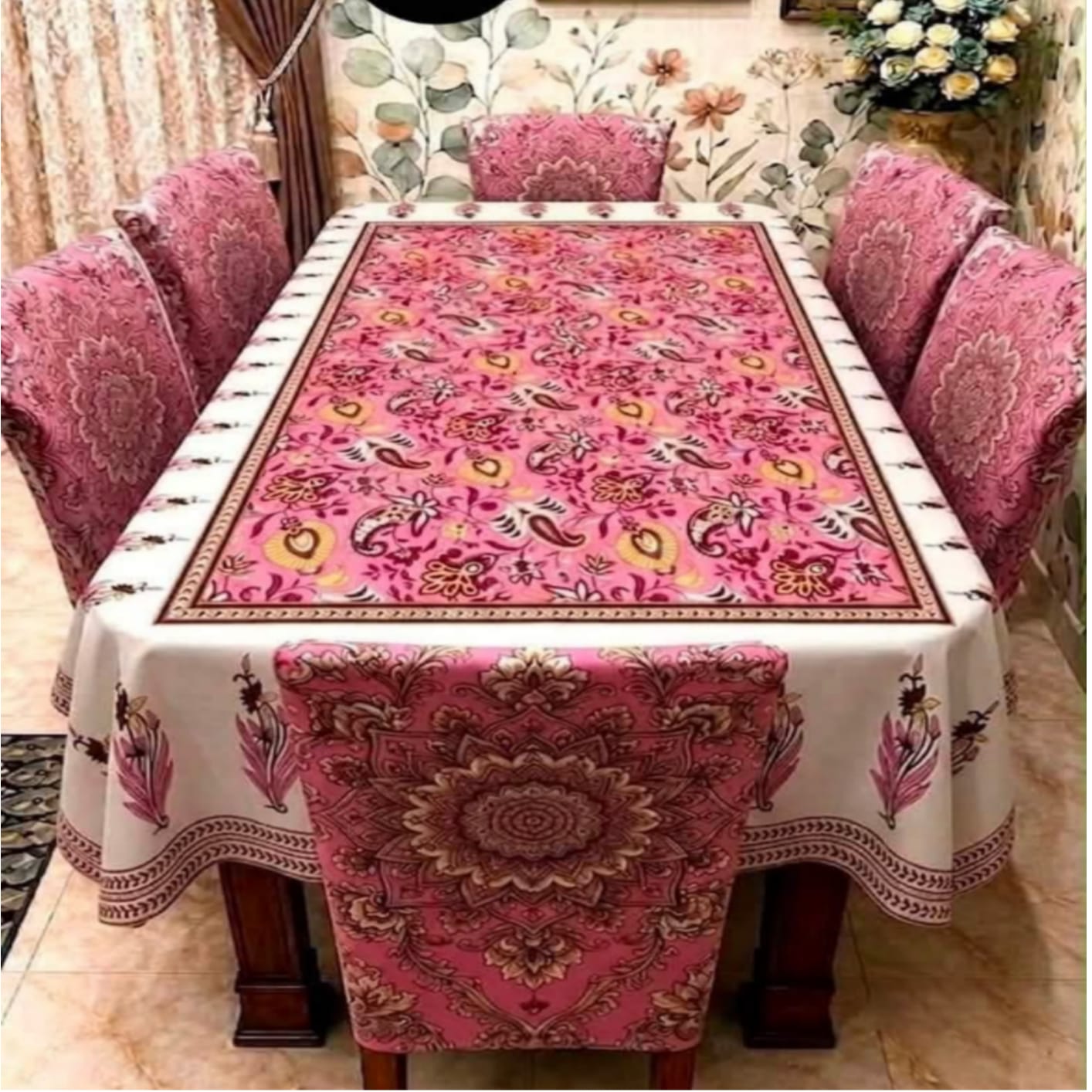 3D Dining Table Cover Set ছবি 6