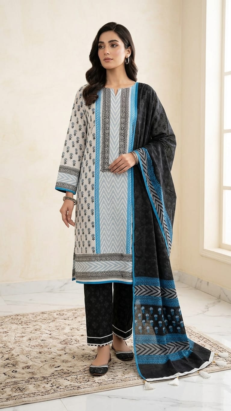 Unstitch Three Piece ছবি 14