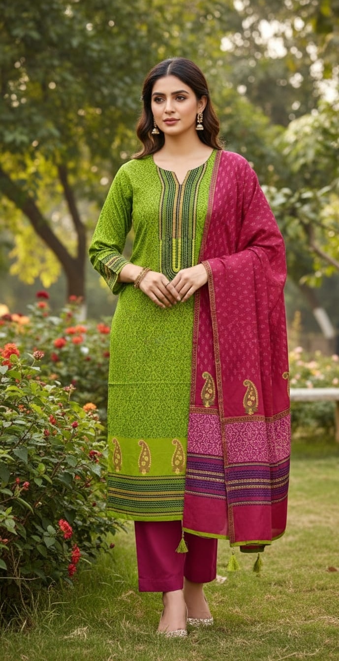 Unstitch Three Piece ছবি 7