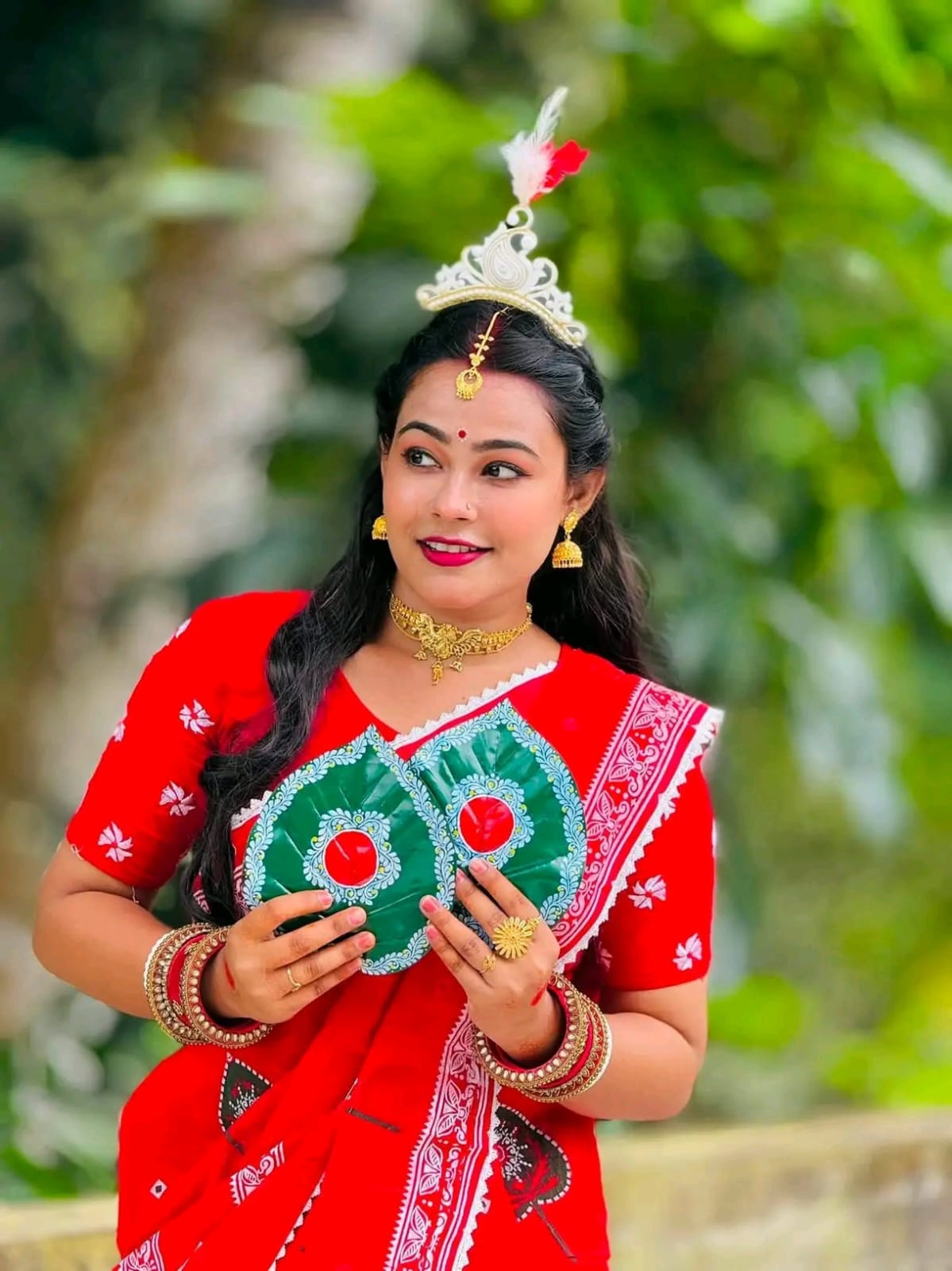 Puja Special Panpata Saree