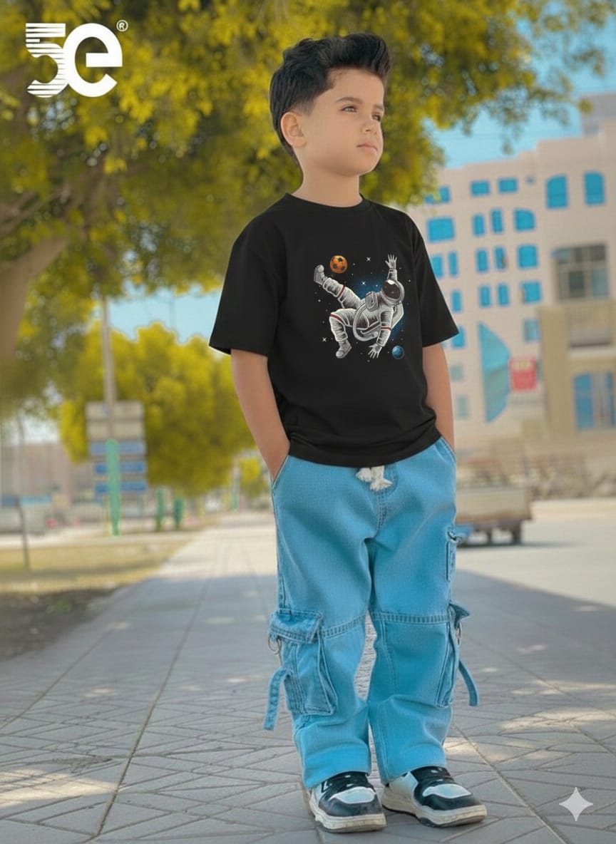 Boys Denim Pant and T-Shirt set