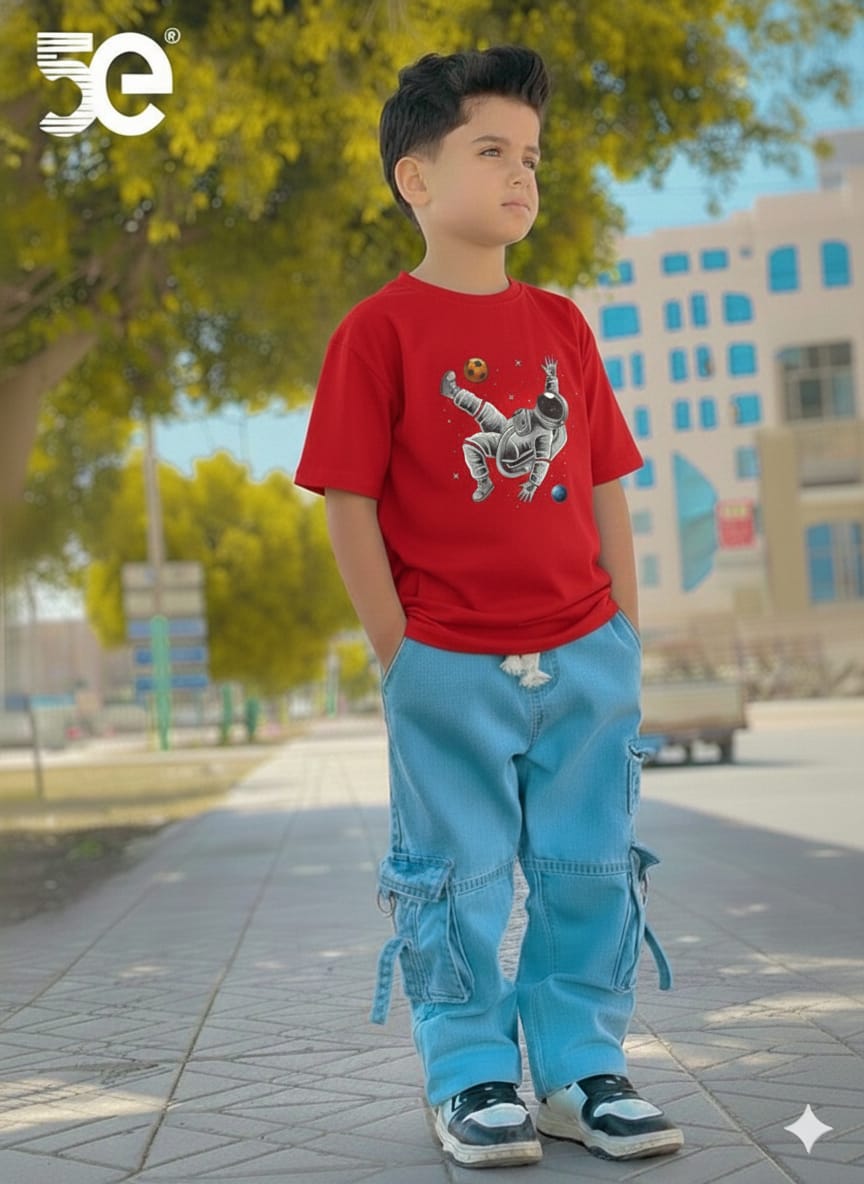 Boys Denim Pant and T-Shirt set