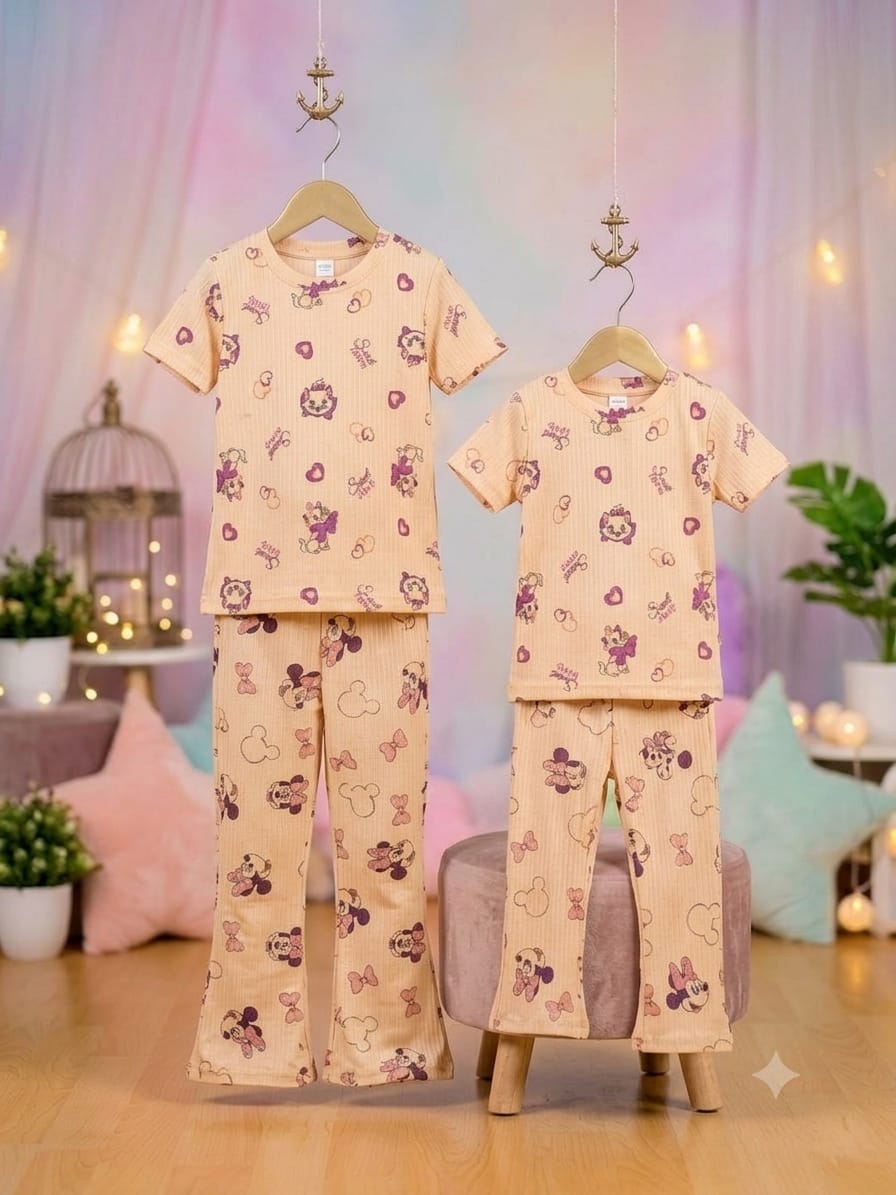 Half Sleeve T-shirt and Pant Set (Export Quality )