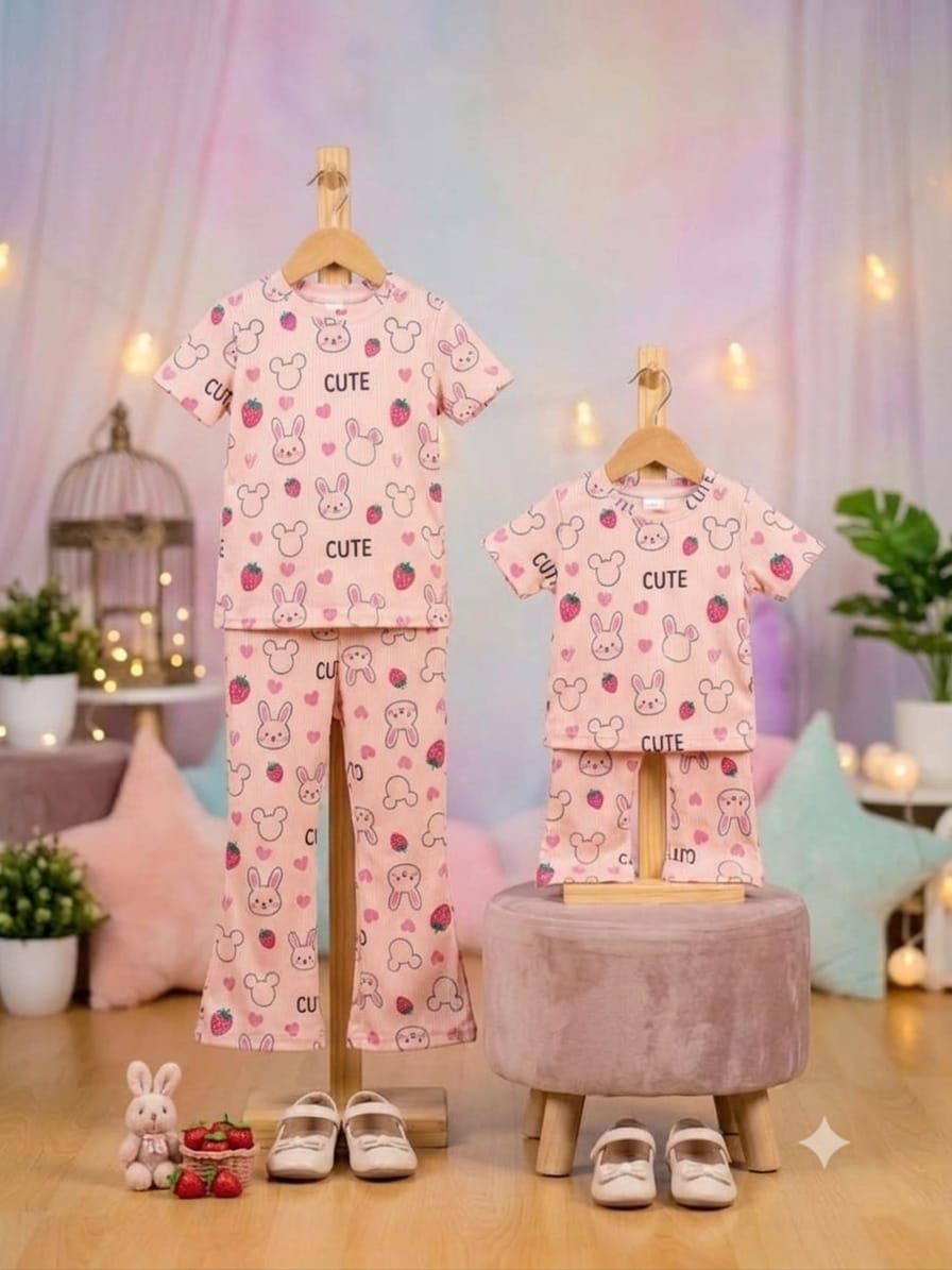 Half Sleeve T-shirt and Pant Set (Export Quality )